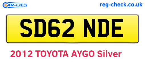 SD62NDE are the vehicle registration plates.