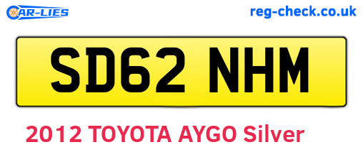 SD62NHM are the vehicle registration plates.