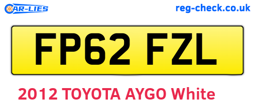 FP62FZL are the vehicle registration plates.