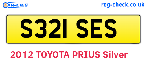 S321SES are the vehicle registration plates.