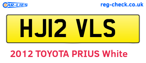 HJ12VLS are the vehicle registration plates.