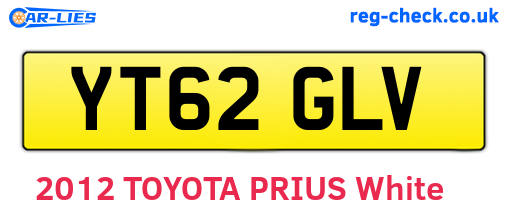 YT62GLV are the vehicle registration plates.