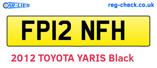FP12NFH are the vehicle registration plates.