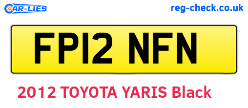 FP12NFN are the vehicle registration plates.