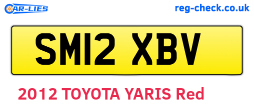 SM12XBV are the vehicle registration plates.
