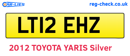 LT12EHZ are the vehicle registration plates.