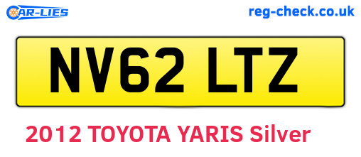 NV62LTZ are the vehicle registration plates.