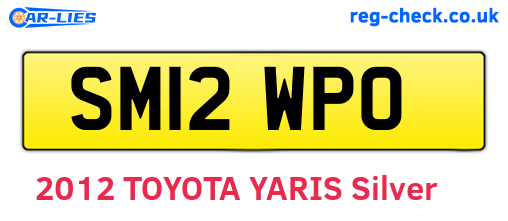 SM12WPO are the vehicle registration plates.
