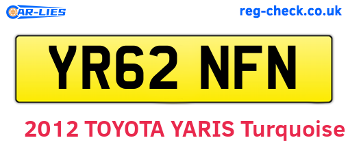 YR62NFN are the vehicle registration plates.