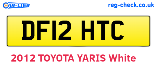 DF12HTC are the vehicle registration plates.