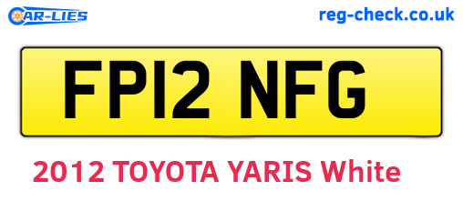 FP12NFG are the vehicle registration plates.