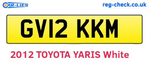 GV12KKM are the vehicle registration plates.