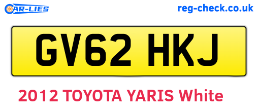 GV62HKJ are the vehicle registration plates.