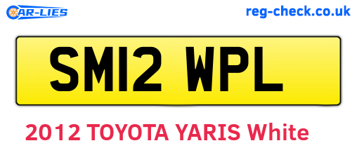 SM12WPL are the vehicle registration plates.