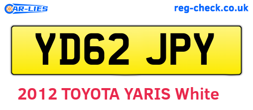 YD62JPY are the vehicle registration plates.