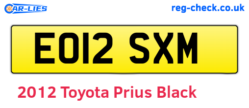 Black 2012 Toyota Prius (EO12SXM)