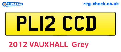 PL12CCD are the vehicle registration plates.