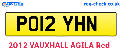 PO12YHN are the vehicle registration plates.