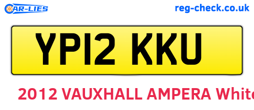 YP12KKU are the vehicle registration plates.