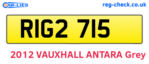 RIG2715 are the vehicle registration plates.