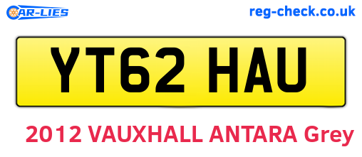 YT62HAU are the vehicle registration plates.