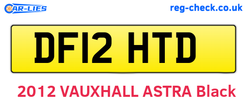 DF12HTD are the vehicle registration plates.