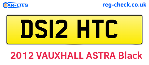 DS12HTC are the vehicle registration plates.