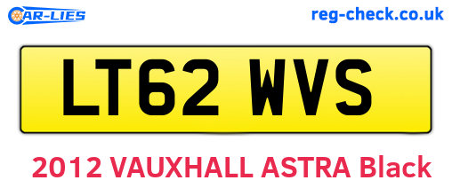 LT62WVS are the vehicle registration plates.