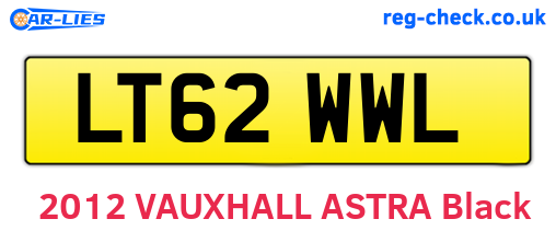 LT62WWL are the vehicle registration plates.