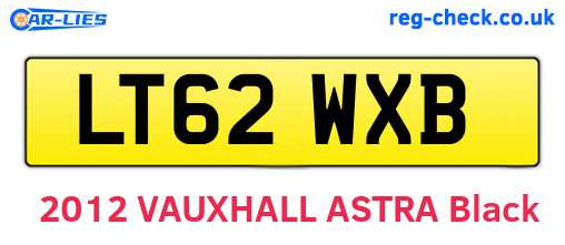 LT62WXB are the vehicle registration plates.
