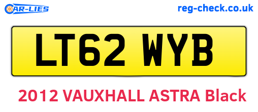 LT62WYB are the vehicle registration plates.