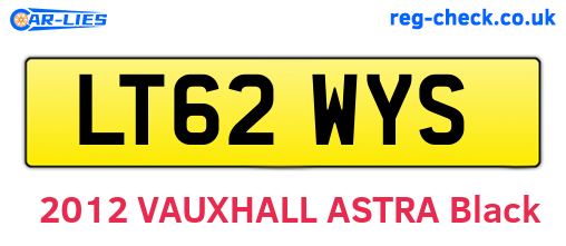 LT62WYS are the vehicle registration plates.