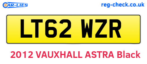 LT62WZR are the vehicle registration plates.
