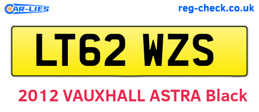 LT62WZS are the vehicle registration plates.