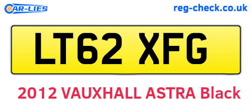 LT62XFG are the vehicle registration plates.
