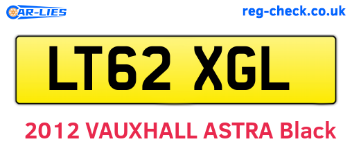 LT62XGL are the vehicle registration plates.