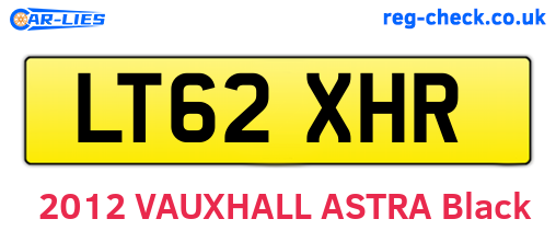 LT62XHR are the vehicle registration plates.