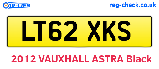 LT62XKS are the vehicle registration plates.