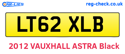 LT62XLB are the vehicle registration plates.