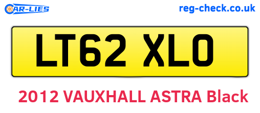 LT62XLO are the vehicle registration plates.