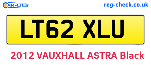 LT62XLU are the vehicle registration plates.