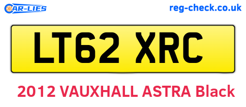 LT62XRC are the vehicle registration plates.