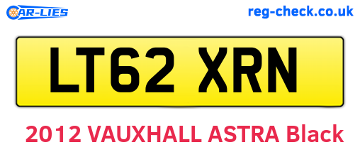 LT62XRN are the vehicle registration plates.