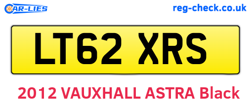 LT62XRS are the vehicle registration plates.