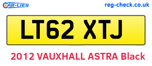 LT62XTJ are the vehicle registration plates.