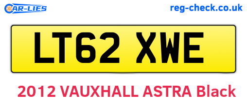 LT62XWE are the vehicle registration plates.