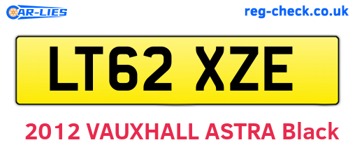 LT62XZE are the vehicle registration plates.