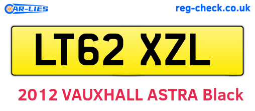 LT62XZL are the vehicle registration plates.