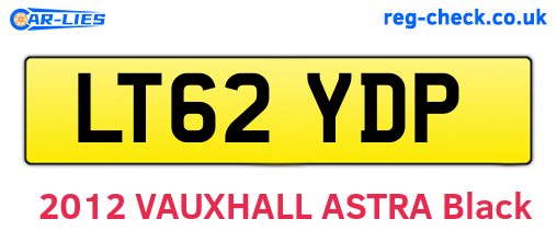 LT62YDP are the vehicle registration plates.