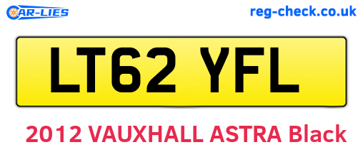 LT62YFL are the vehicle registration plates.